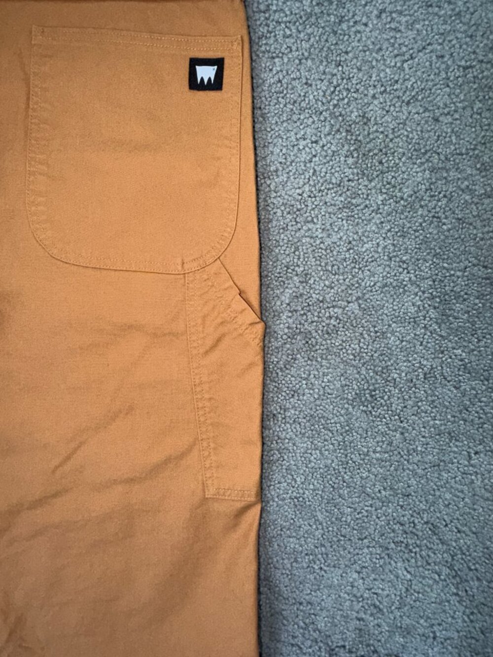Levi’s Skateboarding Cropped Carpenter Pants Duck Canvas Brown Sugar - Sz. 36x27 - Picture 9 of 12
